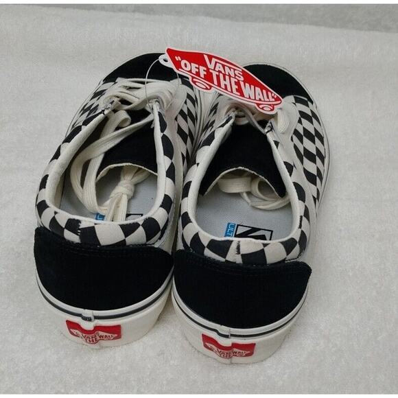 VANS Bold NI Checkerboard Black/True White Skate Shoes M 7, W 8.5 vn0a3wlpr6r - Picture 8 of 9